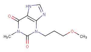 Xanthine,3-(3-methoxypropyl)-1-methyl-ͼƬ