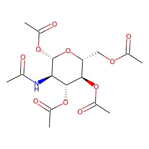 β-D-Glucosamine Pentaacetate图片