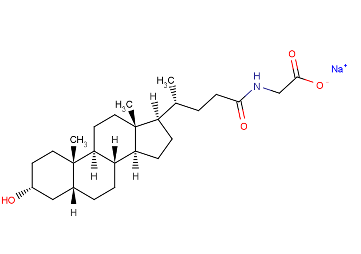 Glycolithocholic acid,sodium salt图片