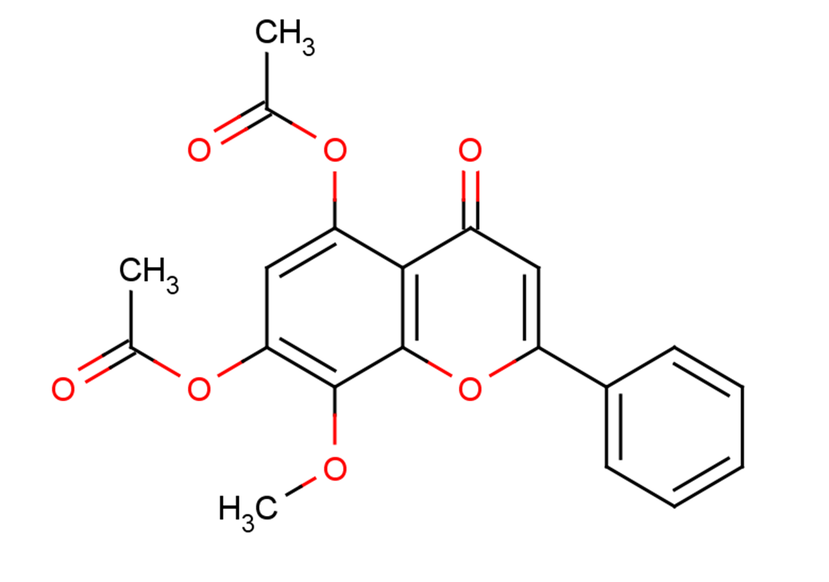 5,7-Diacetoxy-8-methoxyflavoneͼƬ