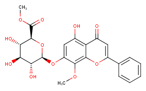 Wogonin 7-O-beta-D-glucuronide methyl esterͼƬ