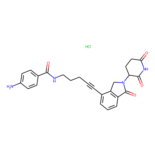 Lenalidomide-propargyl-C2-amido-Ph-NH2 hydrochlorideͼƬ