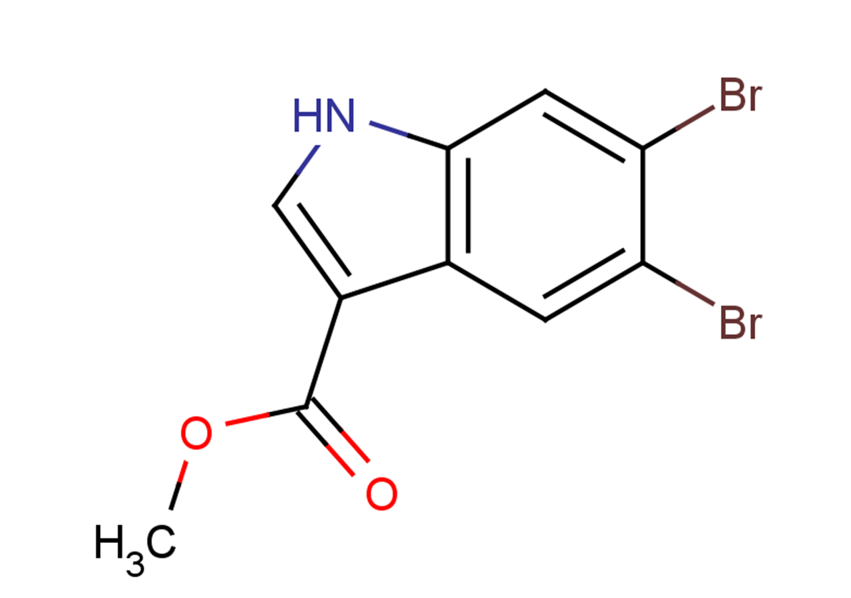 Methyl 5,6-dibromo-1H-indole-3-carboxylateͼƬ