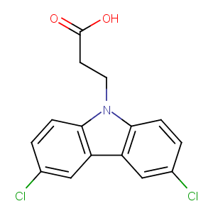 3-(3,6-dichloro-9H-carbazol-9-yl)propanoic acid图片