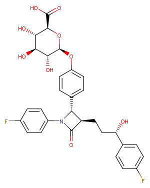 Ezetimibe phenoxy glucuronideͼƬ