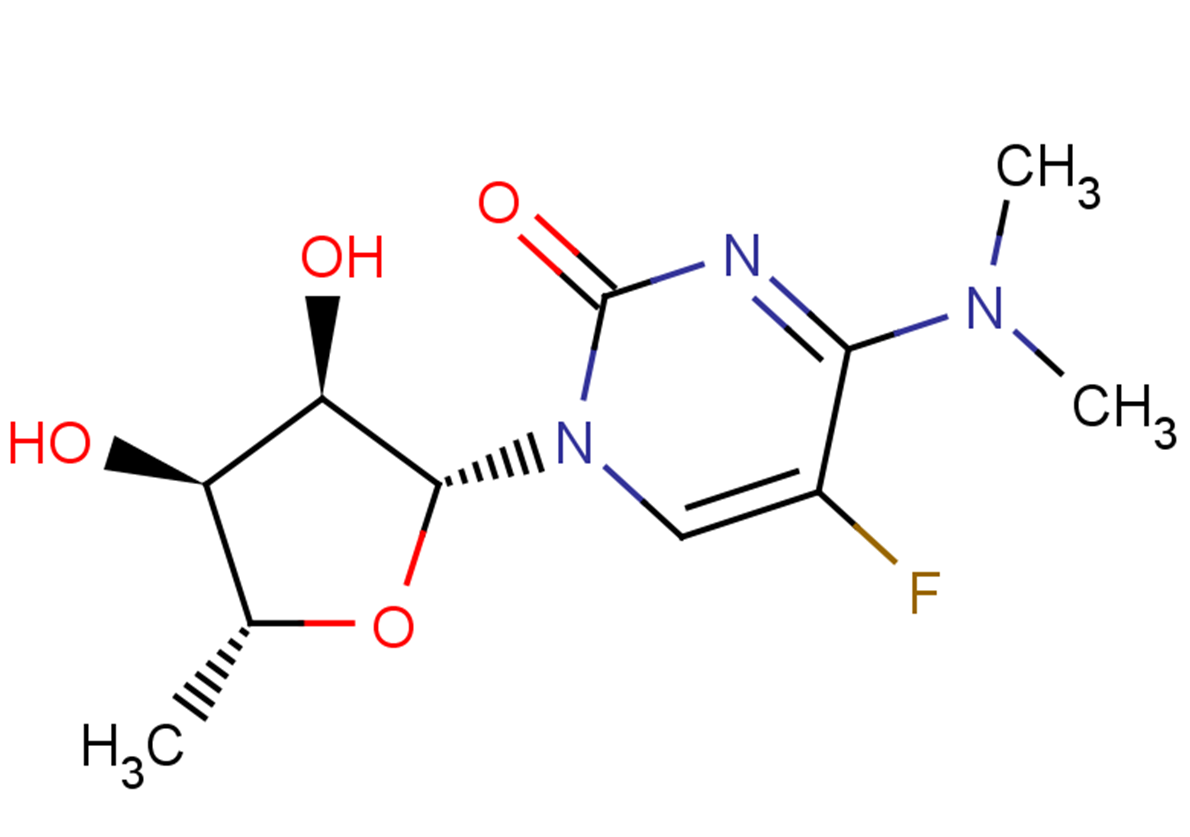 5'-Deoxy-N4,N4-dimethyl-5-fluorocytidineͼƬ