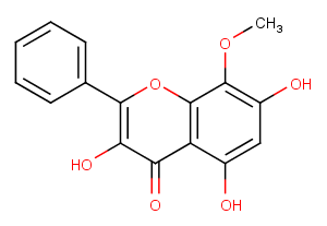 3,5,7-Trihydroxy-8-methoxyflavoneͼƬ