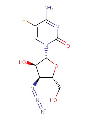 3'-Azido-3'-deoxy-5-fluorocytidineͼƬ