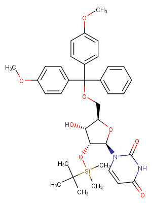 5'-O-DMT-2'-TBDMS-Uridine图片