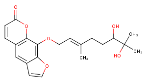 8-[(6,7-Dihydroxy-3,7-dimethyloct-2-en-1-yl)oxy]psoralenͼƬ