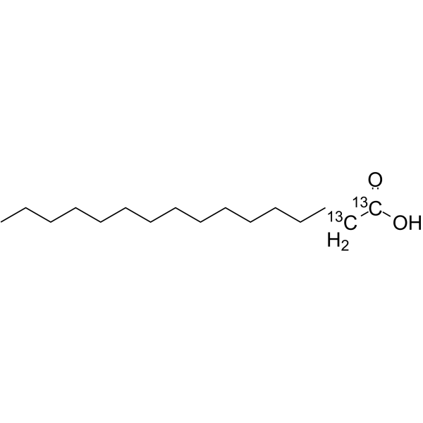 Palmitic acid-13C2图片