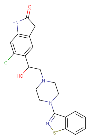 Hydroxy ziprasidone图片