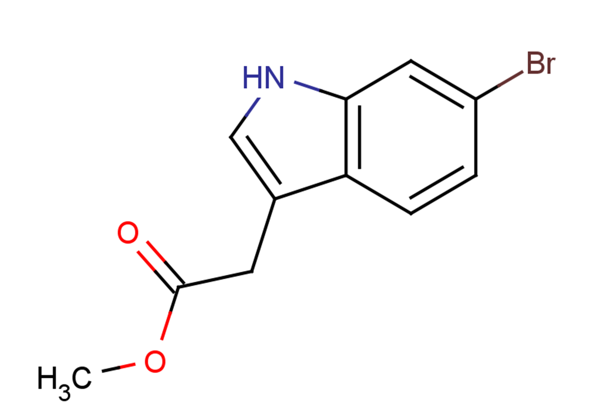 6-Bromo-1H-indole-3-acetic acid methyl ester图片