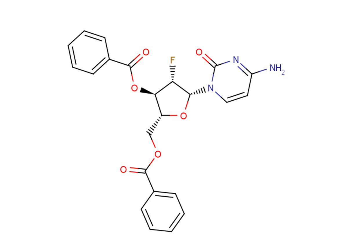 3',5'-Di-O-benzoyl-2'-deoxy-2'-fluoro-beta-D-arabinocytidineͼƬ