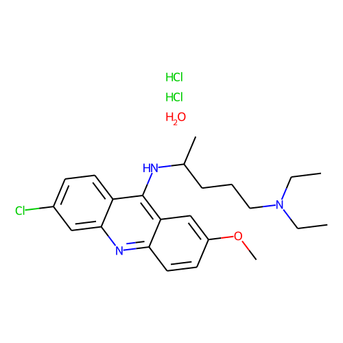 Quinacrine(hydrochloride hydrate)ͼƬ