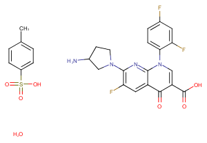 Tosufloxacin tosylate hydrate图片