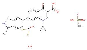 Garenoxacin mesylate hydrate图片