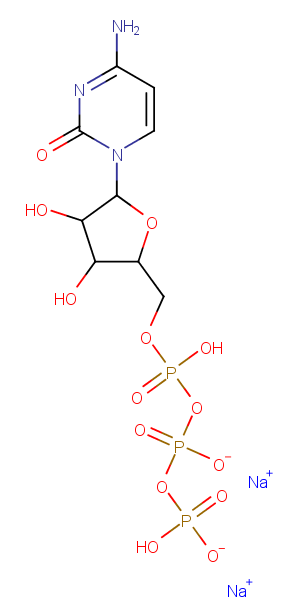 Cytidine-5'-triphosphate disodium图片