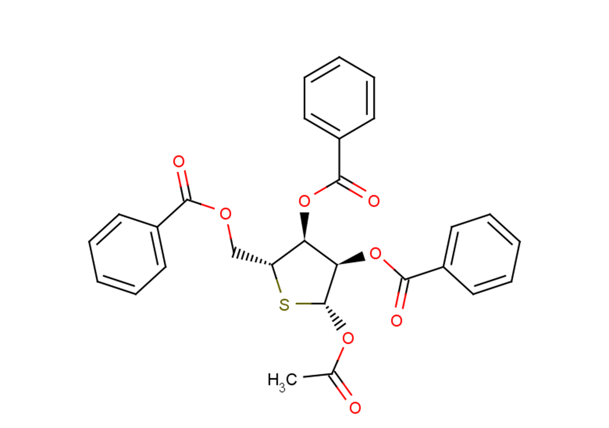 2,3,5-Tri-O-benzoyl-1-O-acetyl-4-thio-D-ribofuranoseͼƬ