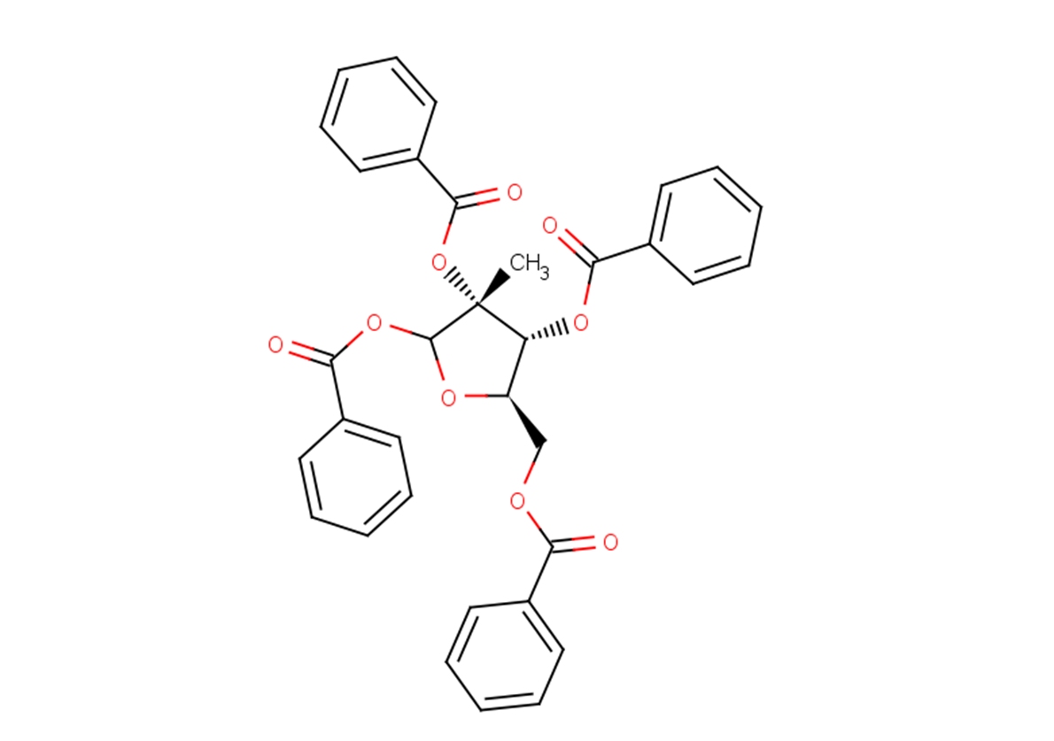 1,2,3,5-Tetra-O-benzoyl-2-bea-C-methyl-D-ribofuranoseͼƬ