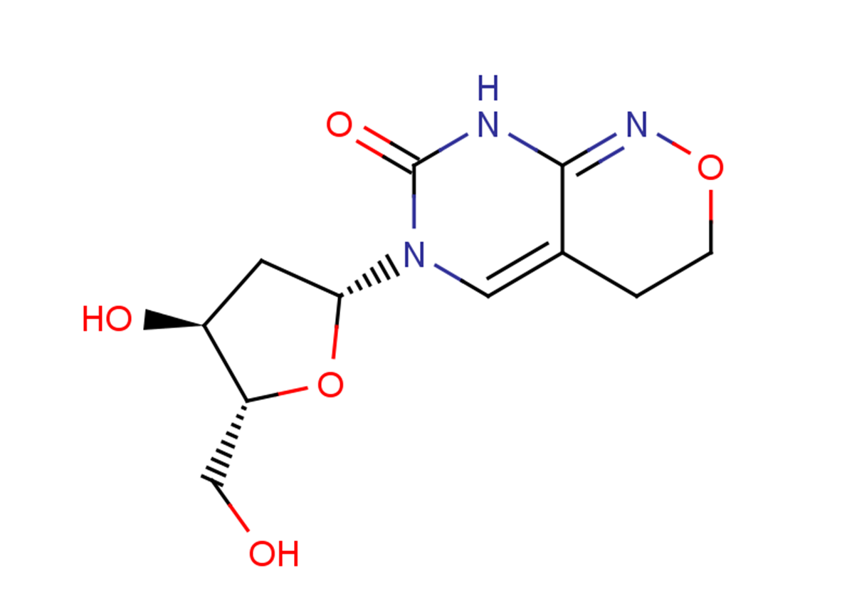 6-(β-D-2-Deoxyribofuranosyl)-3,4-dihydro-8H-pyrimido[4,5-c][1,2]oxazin-7-one图片