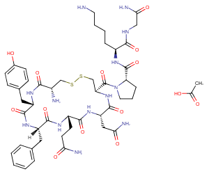 Lysipressin acetate(50-57-7(fb_acetate))图片