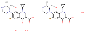 Gatifloxacin sesquihydrate图片