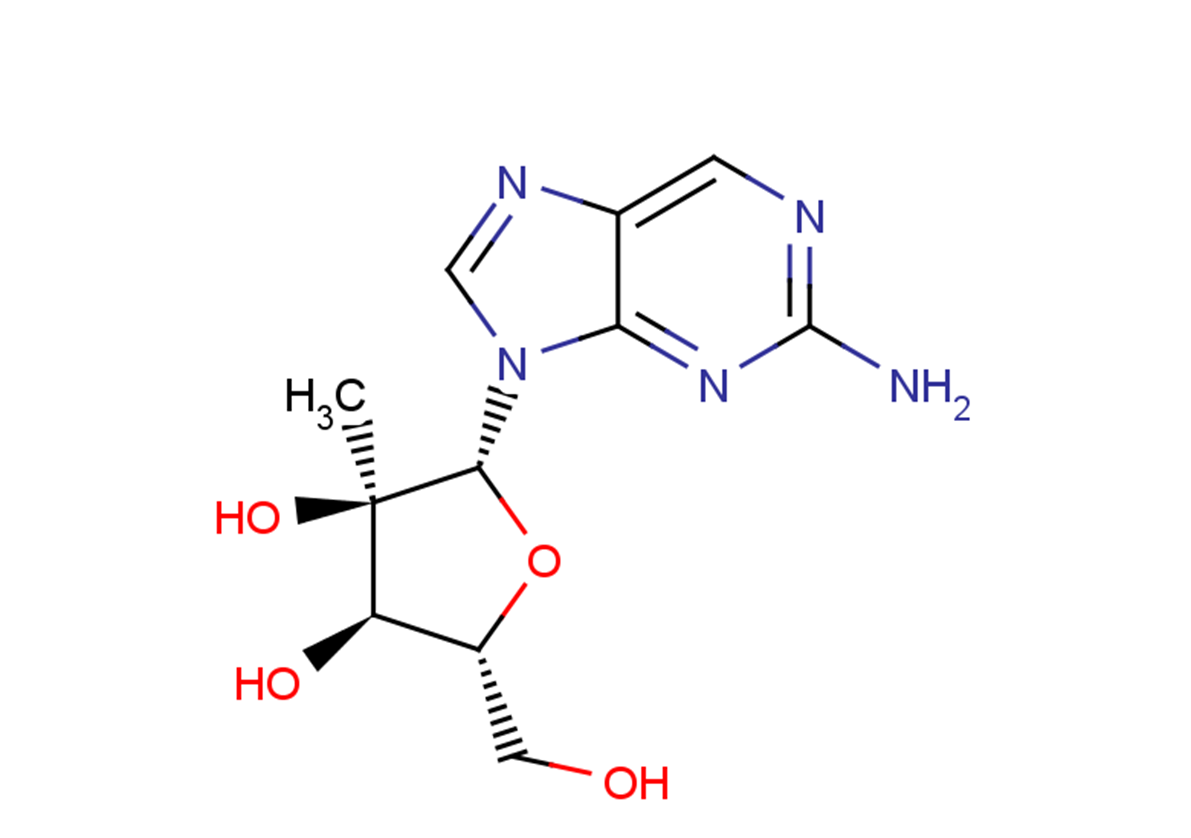 2-Amino-9-(2-C-methyl--D-ribofuranosyl)-9H-purineͼƬ