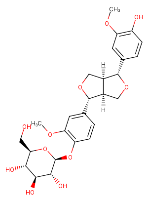 (-)-Pinoresinol 4-O-glucosideͼƬ