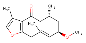 (1(10)E,2R*,4R*)-2-Methoxy-8,12-epoxygermacra-1(10),7,11-trien-6-oneͼƬ