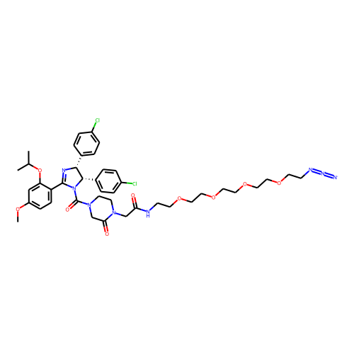 Nutlin-C1-amido-PEG4-C2-N3ͼƬ