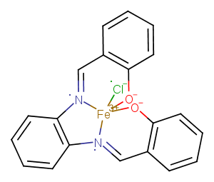 Chlorido[N,N'-disalicylidene-1,2-phenylenediamine]iron(III)ͼƬ