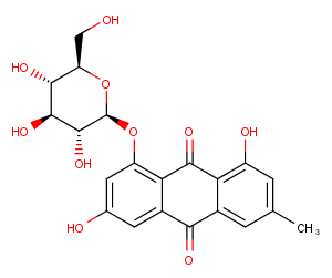 Emodin-8-glucoside图片