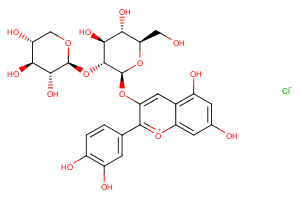 Cyanidin 3-sambubioside chloride图片