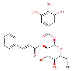 1-O-Galloyl-2-O-cinnamoyl-glucoseͼƬ