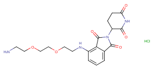 Thalidomide-PEG2-C2-NH2 hydrochlorideͼƬ