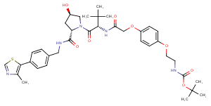 (S,R,S)-AHPC-O-Ph-PEG1-NH-BocͼƬ