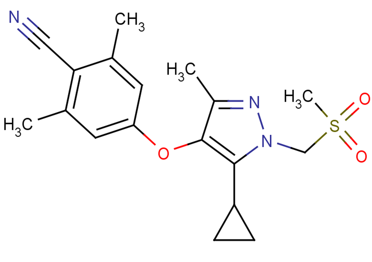 Benzonitrile,4-[[5-cyclopropyl-3-methyl-1-[(methylsulfonyl)methyl]-1H-pyrazol-4-yl]oxy]-2,6-dimethyl-ͼƬ