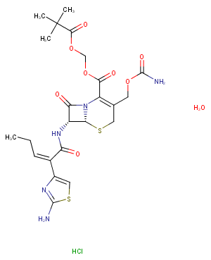 Cefcapene pivoxil hydrochloride hydrate图片