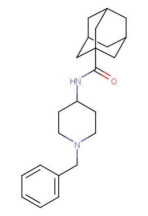 N-(1-benzyl-4-piperidyl)adamantane-1-carboxamideͼƬ