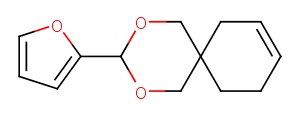 2,4-Dioxaspiro(5,5)undec-8-ene,3-(2-furanyl)-ͼƬ