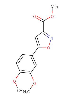 methyl 5-(3,4-dimethoxyphenyl)isoxazole-3-carboxylateͼƬ