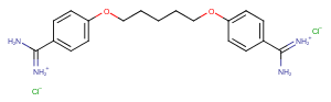 Pentamidine dihydrochloride图片