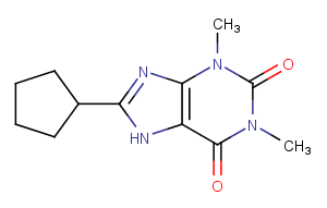 8-Cyclopentyl-1,3-dimethylxanthineͼƬ