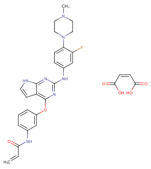 Avitinib maleate图片