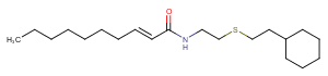 2-(E-2-decenoylamino)ethyl 2-(cyclohexylethyl)sulfideͼƬ