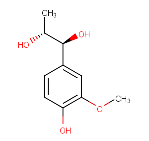 erythro-1-(4-Hydroxy-3-methoxyphenyl)propane-1,2-diol图片