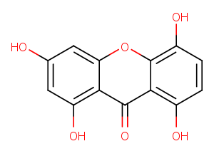 1,3,5,8-Tetrahydroxyxanthone图片