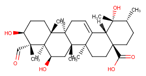 3,6,19-Trihydroxy-23-oxo-12-ursen-28-oic acid图片