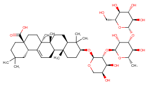 Oleanolic acid 3-O-beta-D-glucosyl-(1->3)-alpha-L-rhamnosyl(1->2)-alpha-L-arabinoside图片